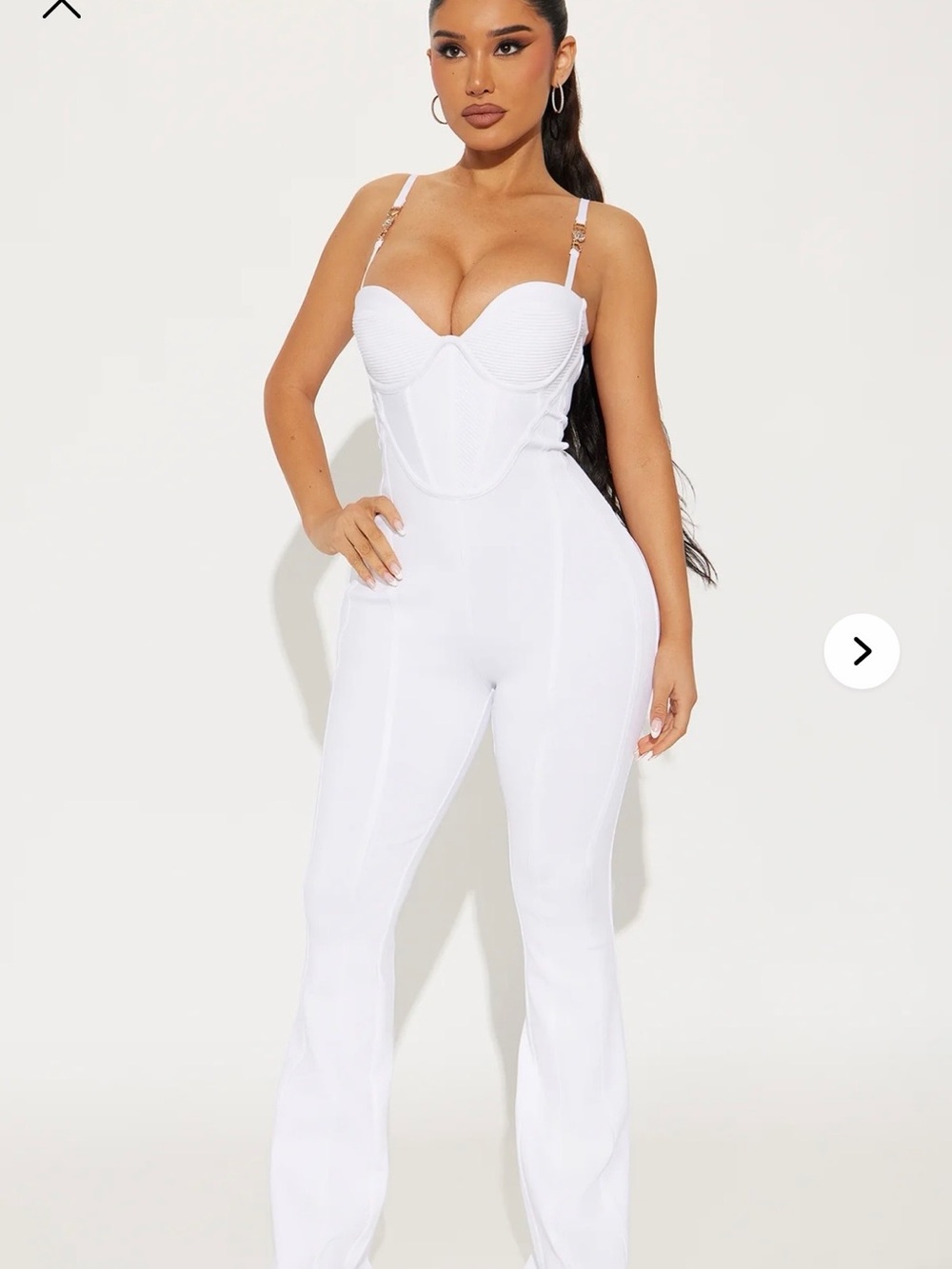 Fashion Nova White Bandage Jumpsuit - Women Pants & Jumpsuits